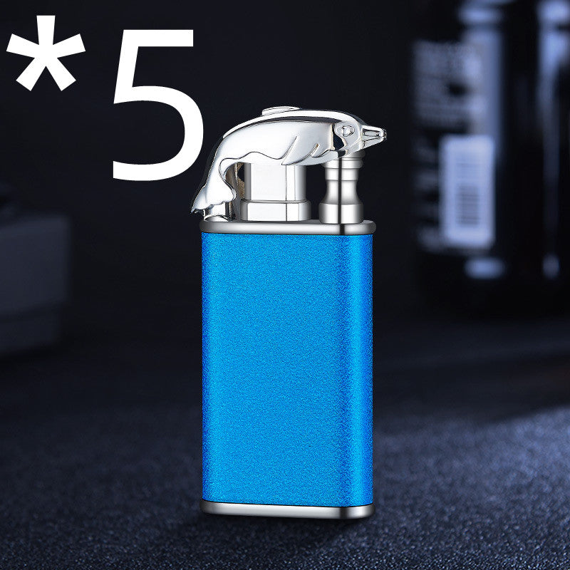 Crocodile and Dolphin Design Butane Lighter