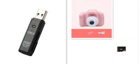 X2 HD Mini Cartoon Kids Digital Camera - Children’s Gift Camera