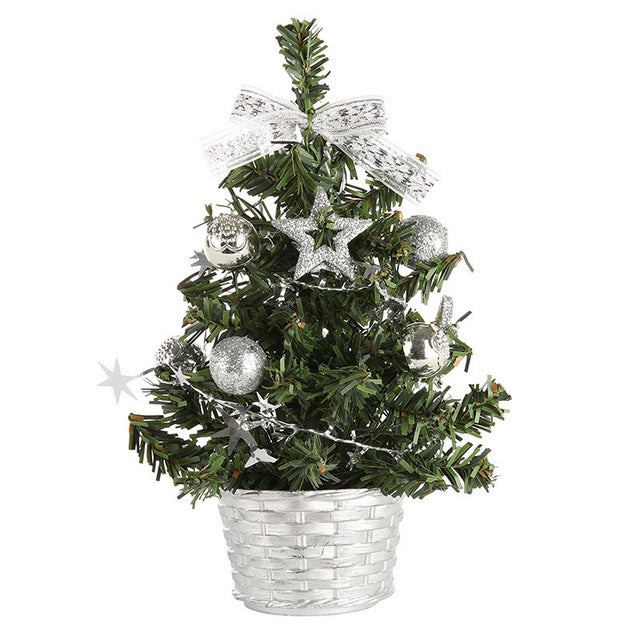 Christmas Mini Artificial Tree Decorations Family Gifts | Xmas Holiday Decor