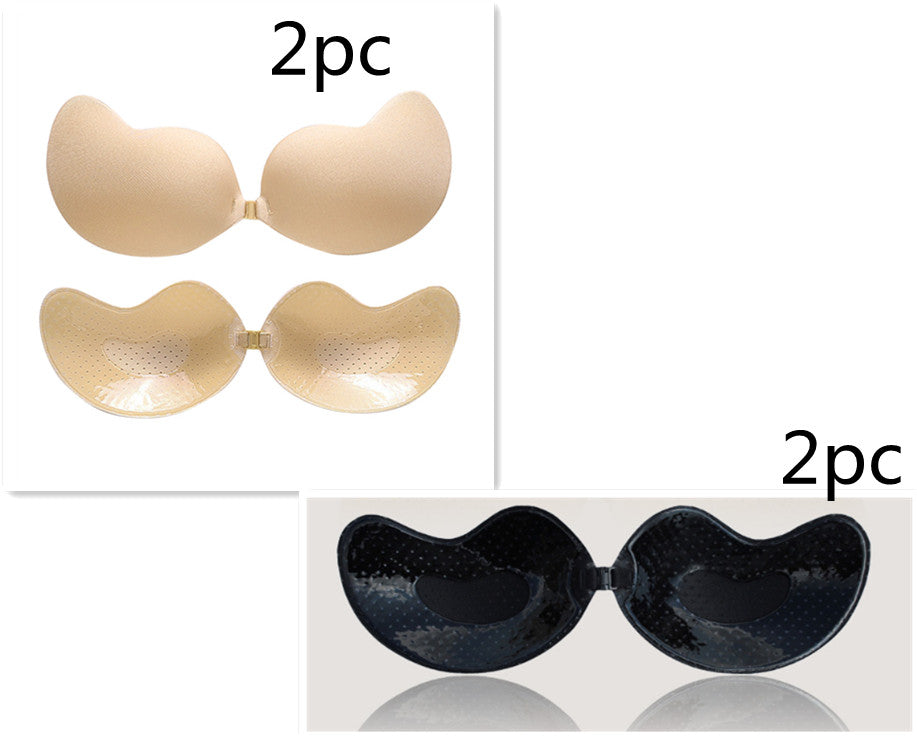 Invisible Push Up Bra Backless Strapless Seamless Front Closure