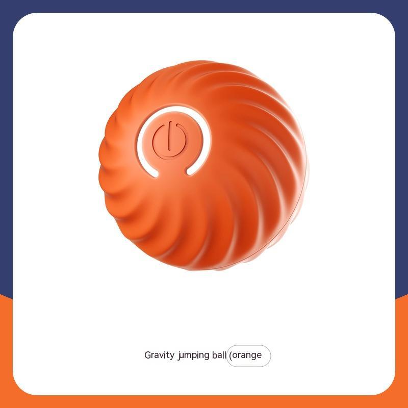 Bite Resistant Rubber Dog Ball - Bouncy Chew Toy for Aggressive Chewers