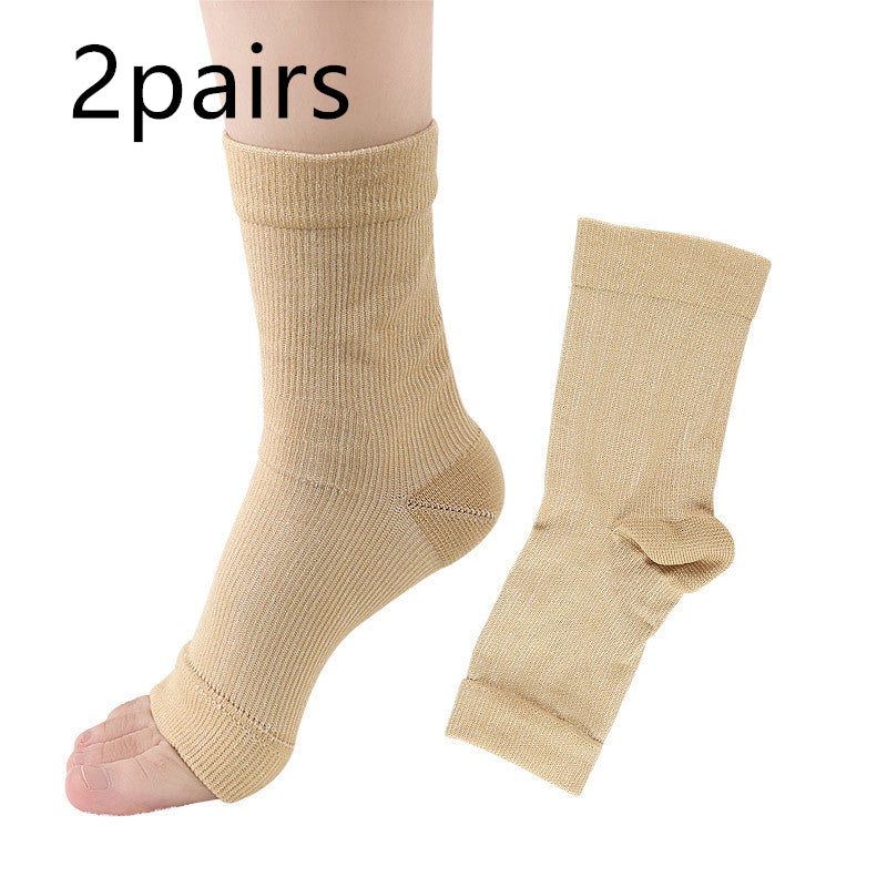 Invisible Heel Compression Socks - Plantar Support Ankle Sleeves