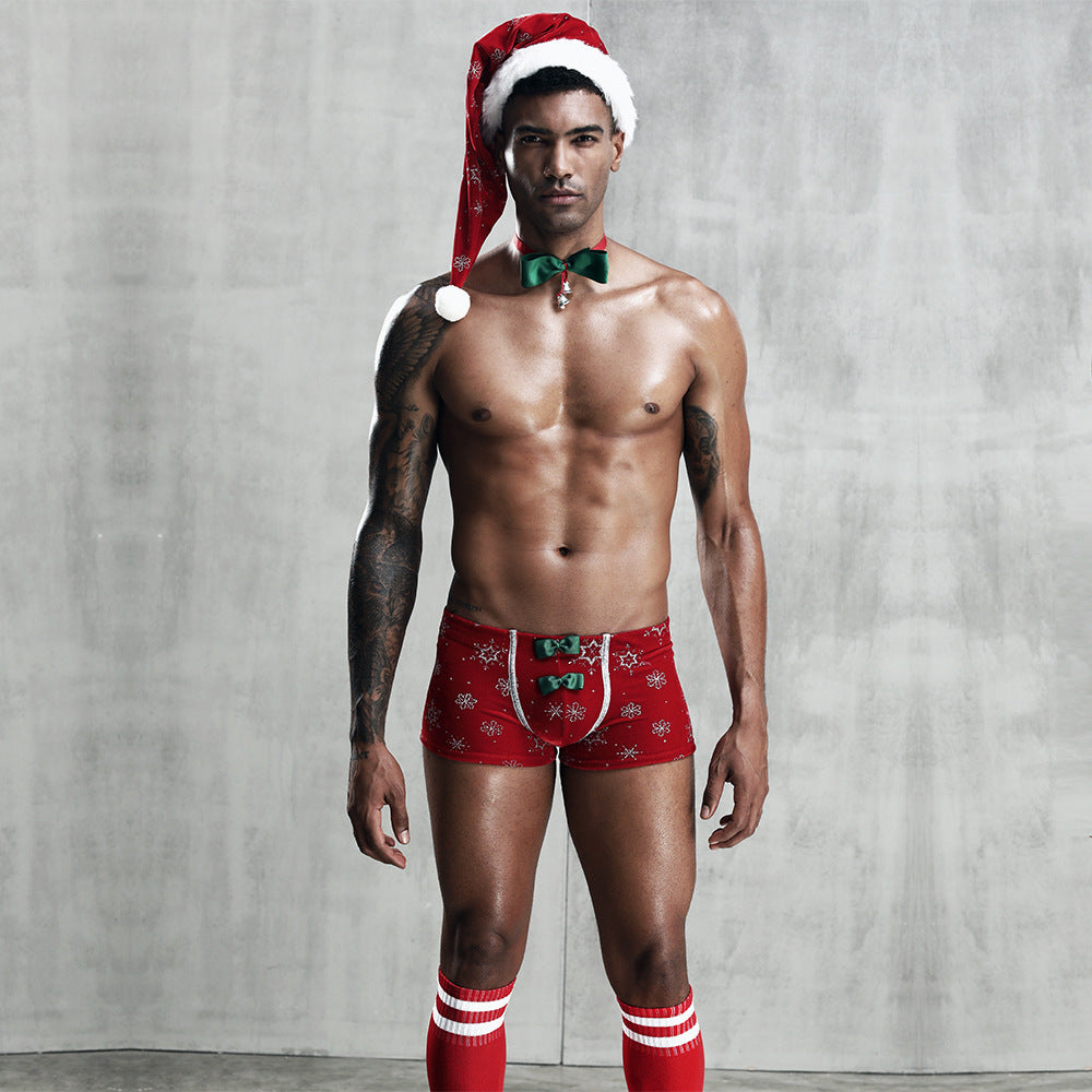 Christmas Sexy Underwear Clothes for Men | Holiday Gift