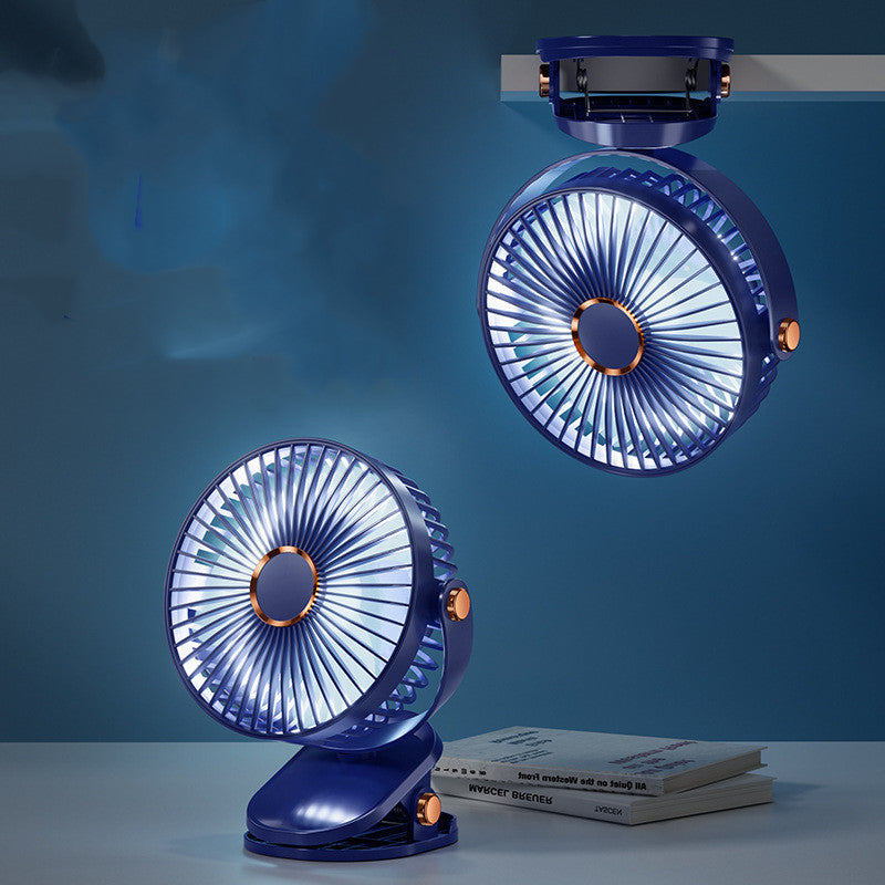 USB-C Rechargeable Clip-On Fan - Portable Mini Fan for Desk, Stroller & Camping