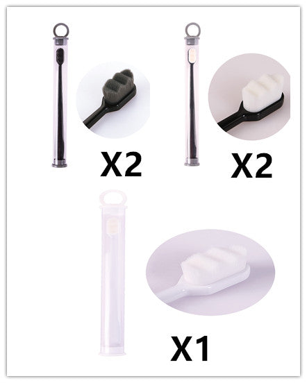 Ultra-Fine Super Soft Bristle Toothbrush - Gentle Gum Care