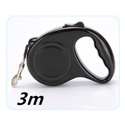 Retractable Dog Leash 3m / 5m - One-Button Brake & Lock Automatic Pet Lead