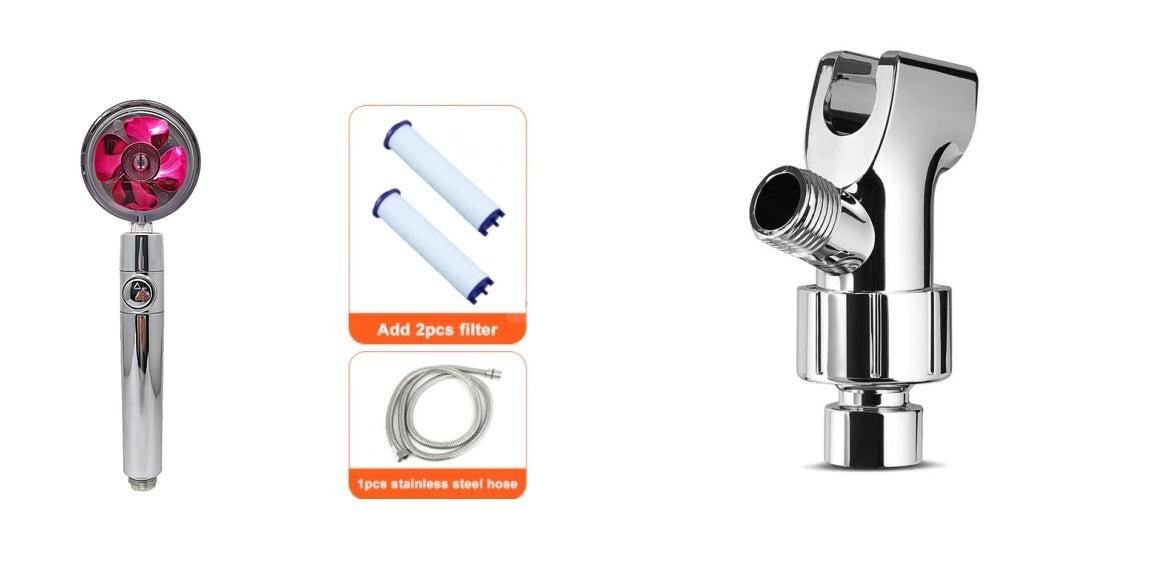 360° Rotating Water Saving Shower Head - High Pressure Rain Spray Nozzle
