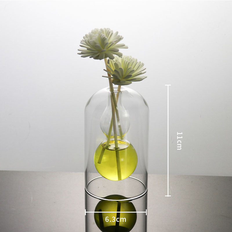 Modern Glass Vase - Home & Room Decor Flower Vase