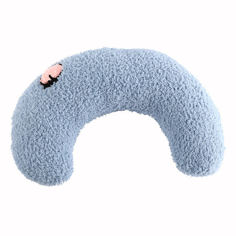U-Shaped Pet Pillow - Soft Neck Support Pillow for Cats & Small Dogs