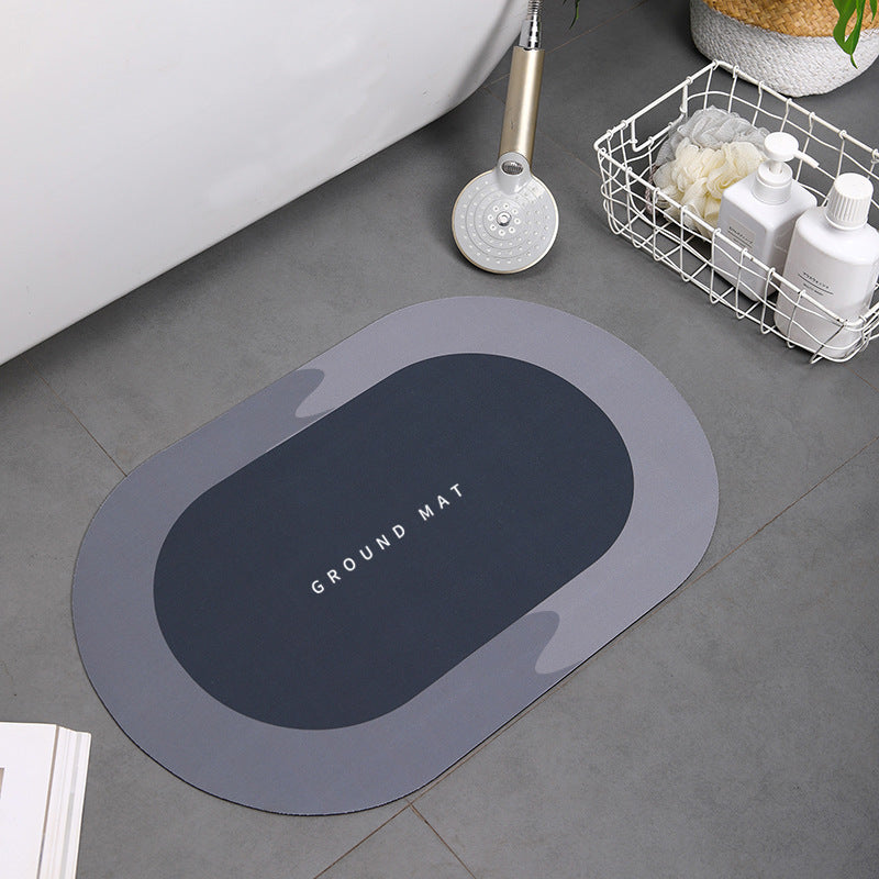 Super Absorbent Quick-Dry Bath Mat - Non-Slip Shower Rug