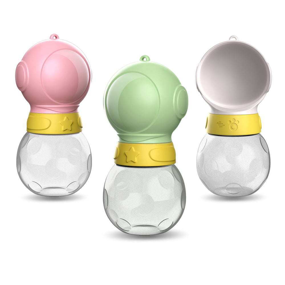 Leakproof Dog Water Bottle 380 ml - Portable Travel Pet Drinker with Bowl