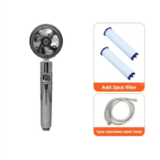 360° Rotating Water Saving Shower Head - High Pressure Rain Spray Nozzle