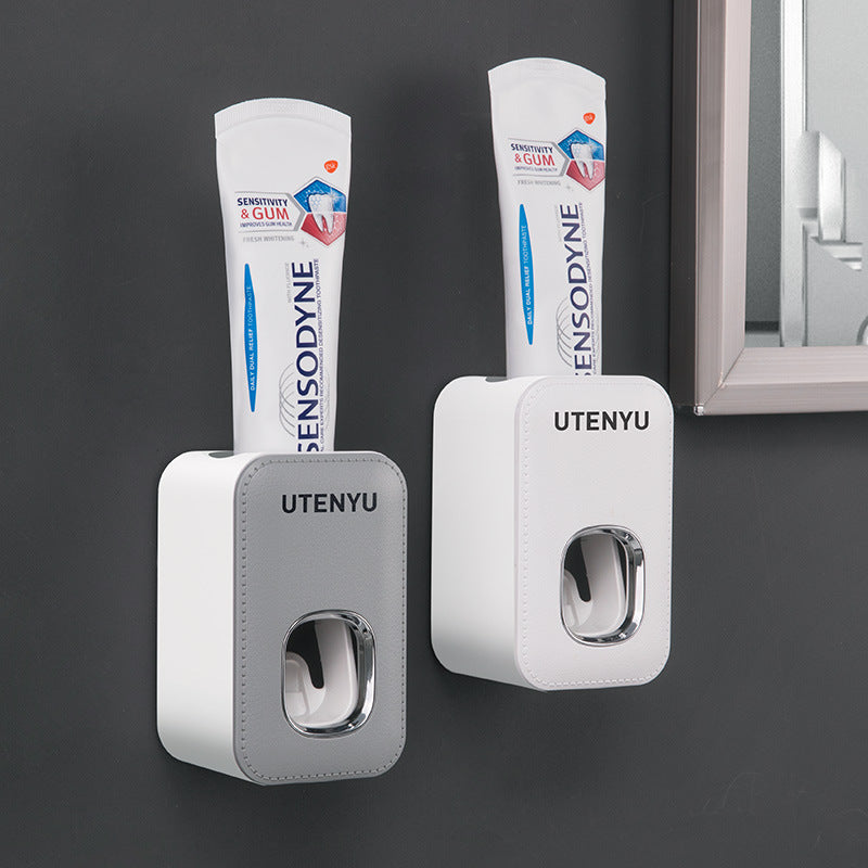 Wall-Mounted Automatic Toothpaste Dispenser - Hands-Free Squeezer for Bathroom