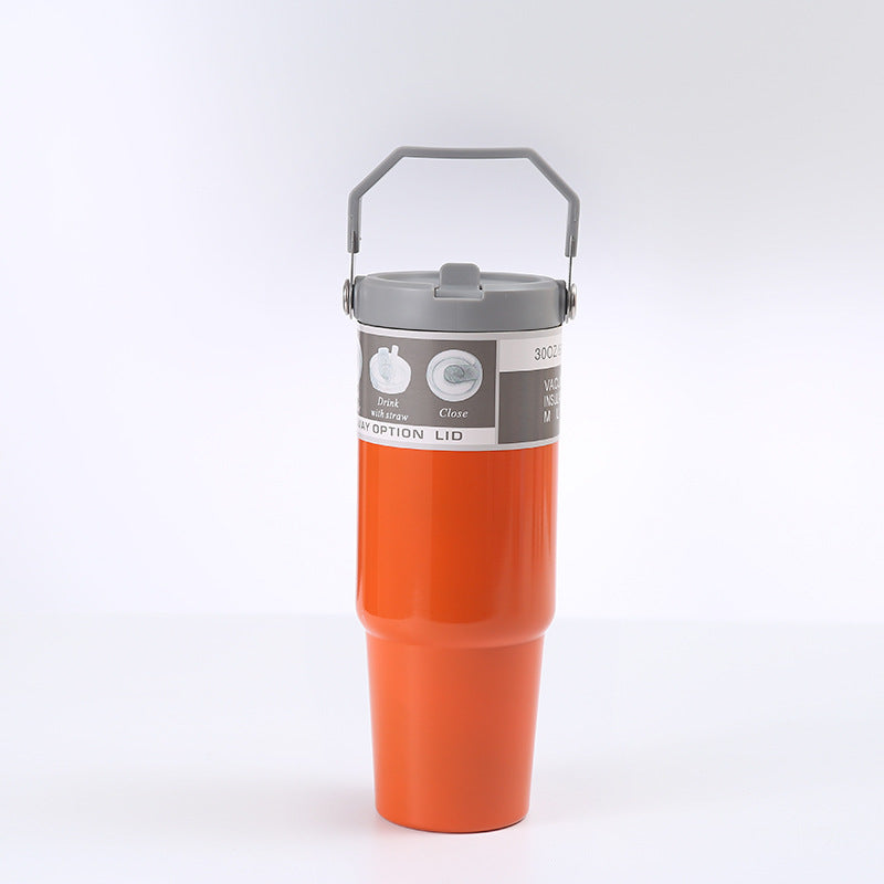 Portable Stainless Steel Car Travel Cup - Insulated Tumbler