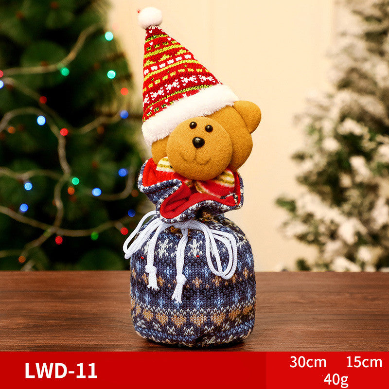 Christmas Gift Portable Brushed Bag | Xmas Holiday Decor