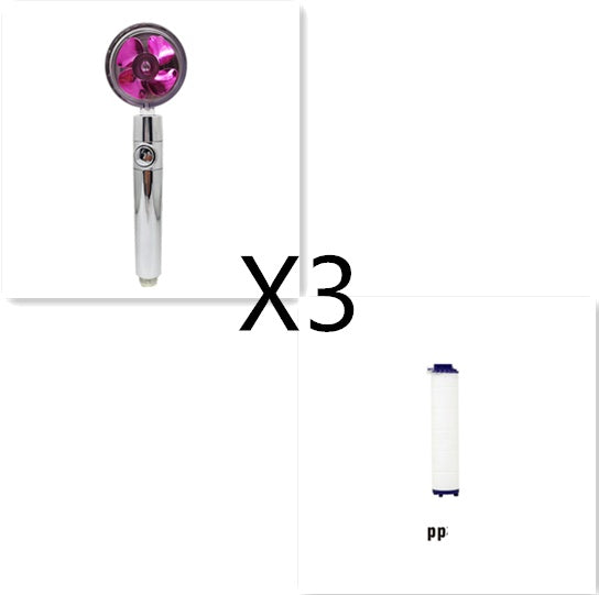 360° Rotating Water Saving Shower Head - High Pressure Rain Spray Nozzle