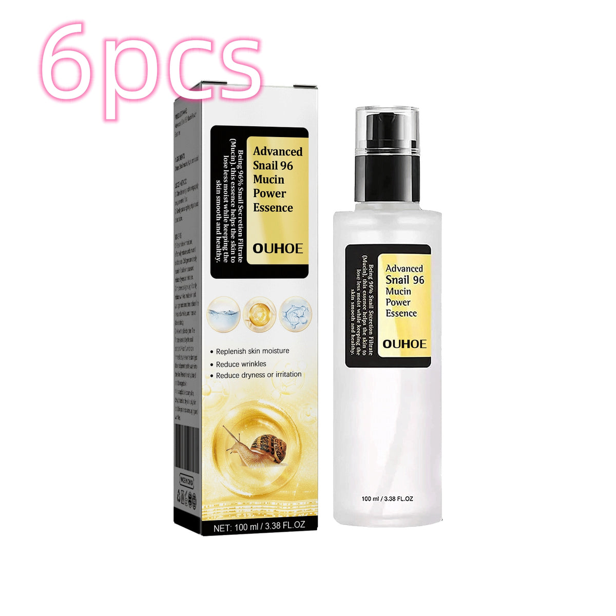 Snail Collagen Facial Serum - Hydrating Skin Care Essence