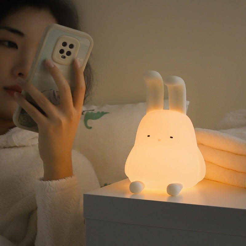Cute Rabbit Mood Light Dimmable Led Soft Night for Baby Girlfriend