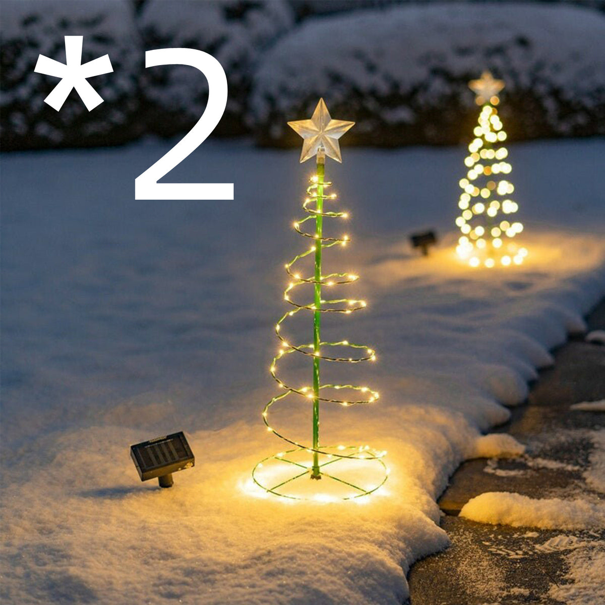 Christmas Tree Decoration Outdoor Courtyard Lighting | Xmas Holiday Decor