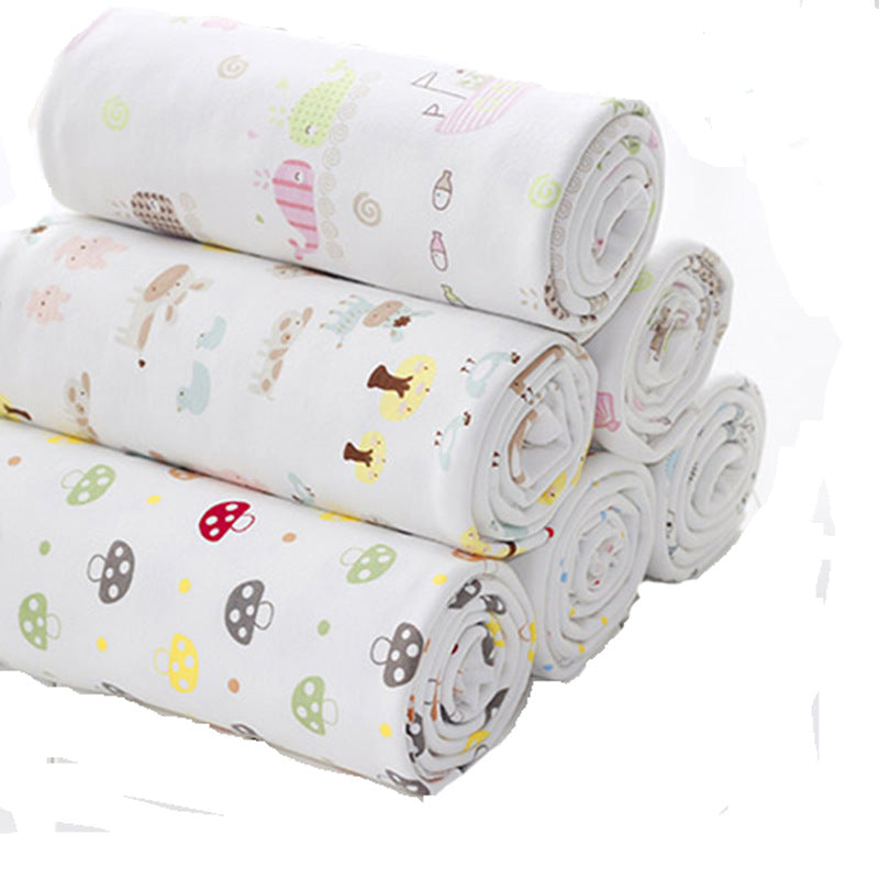 Soft 100% cotton baby fabric with colourful printed designs for clothing, blankets and nursery sewing projects.