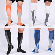 Unisex nylon compression sports socks for running, fitness, cycling, hiking and outdoor activities